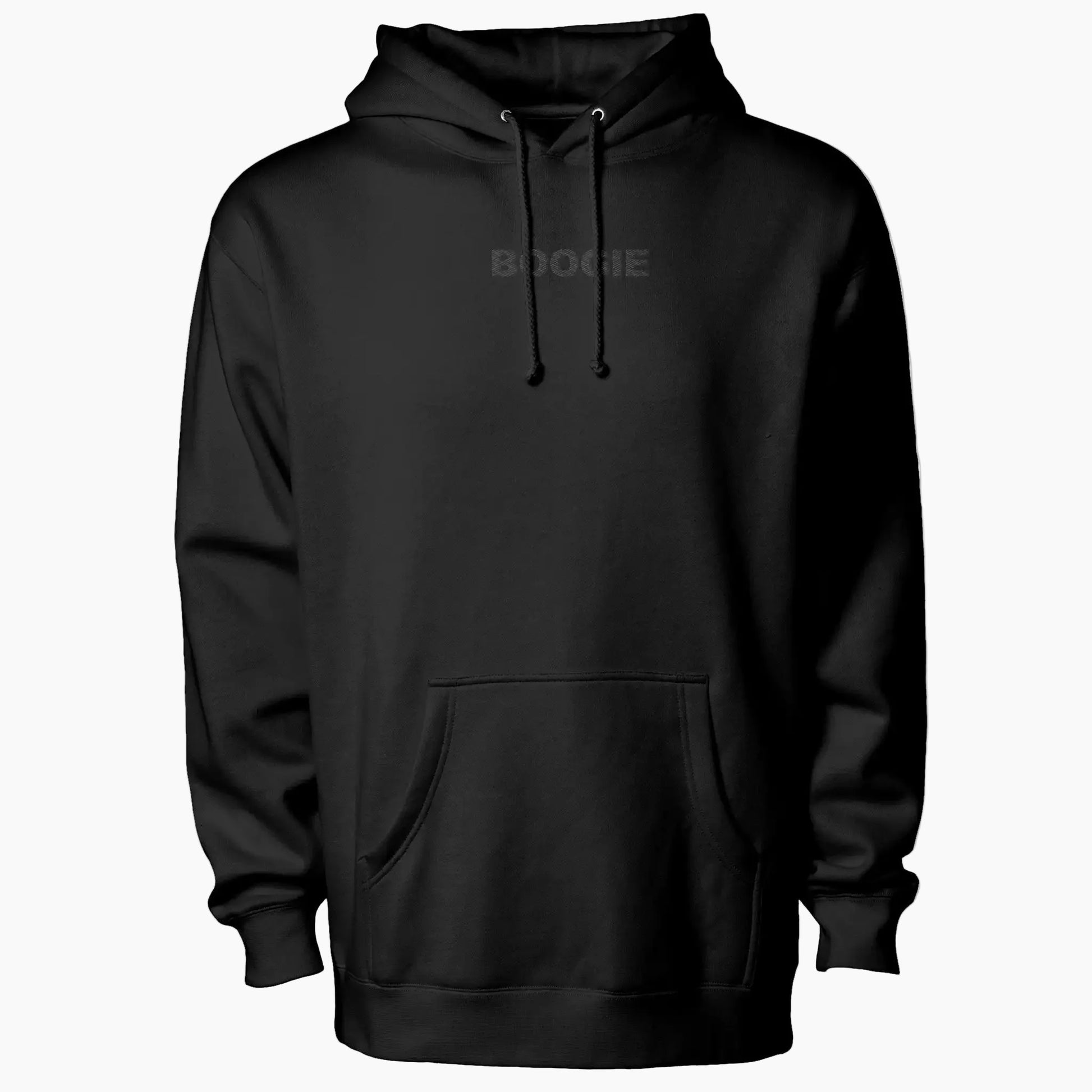 Heavyweight Hoodie by Boogie Co Black on Black