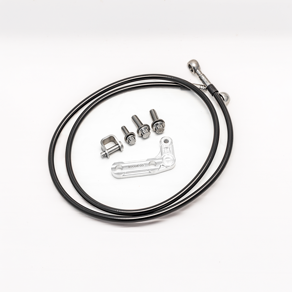 M8 Softail Beringer Rear Brake Master Cylinder Mounting Bracket Kit