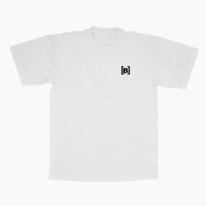 Built to Boogie Premium Tee Shirt in White Front Side